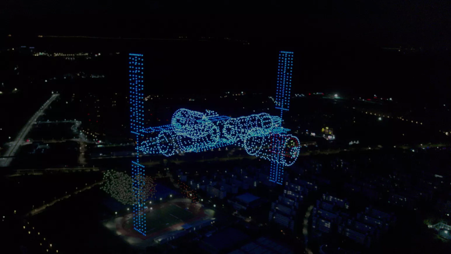 Drone Light Show for festivals,product launches,celebrations,anniversaries,concerts.
